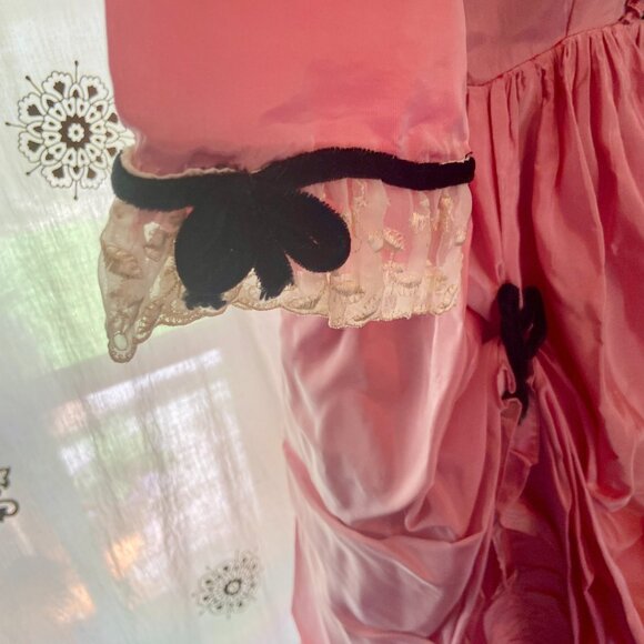 Vintage Bridgerton Marie Antoinette Style Ex Theater Costume Handmade Cosplay - Picture 9 of 16